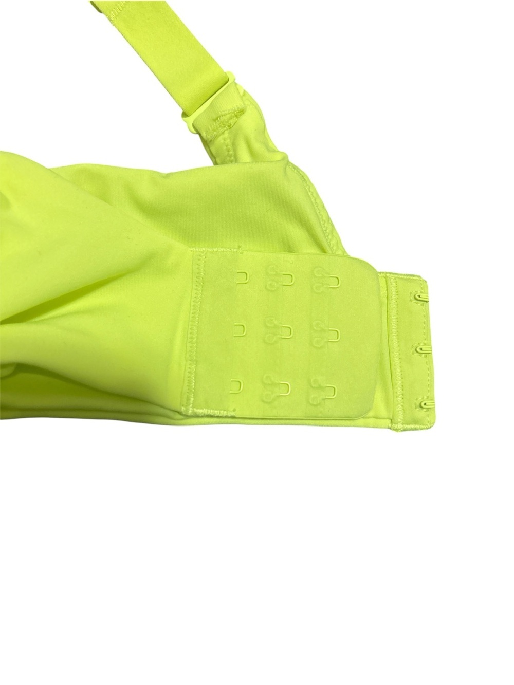 SKIMS Fits Everybody T-Shirt Demi Neon Yellow Bra 42DDD - Picture 7 of 8